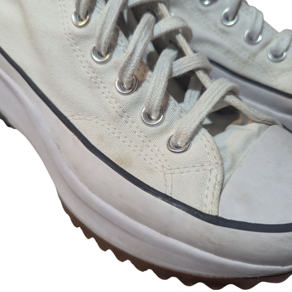 Converse Chuck Taylor All Star Run Star Hike High Top Platform Sneaker White 9 - Picture 4 of 9